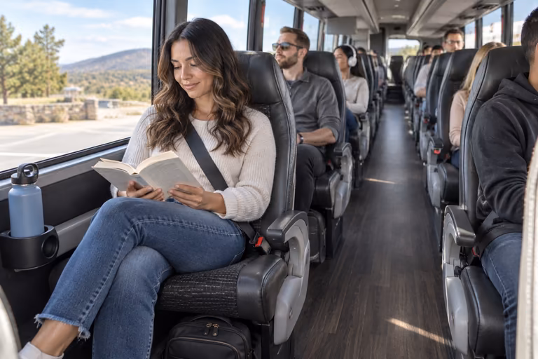 relax unwind and read on your next partybus com bus rental