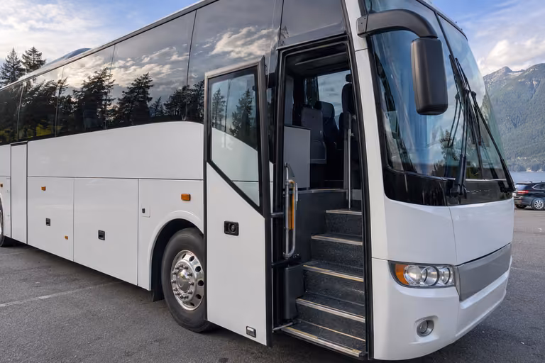 what are charter bus dimensions