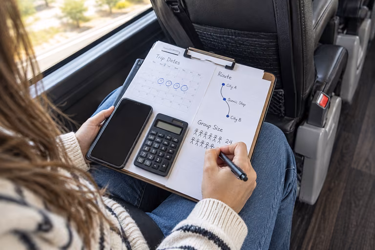 how much does a charter bus rental cost