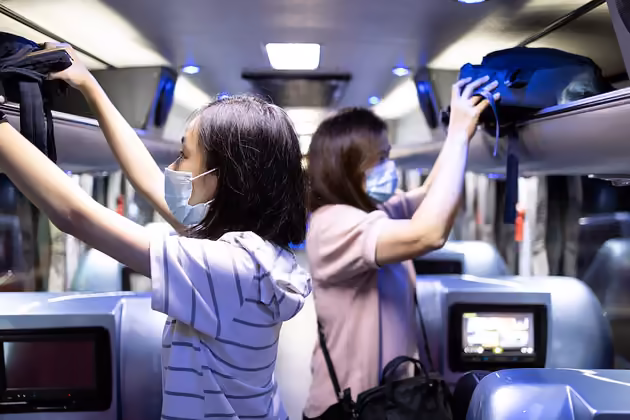 what does a charter bus look like