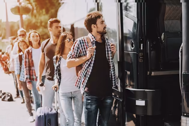 complete charter bus parking and loading guide