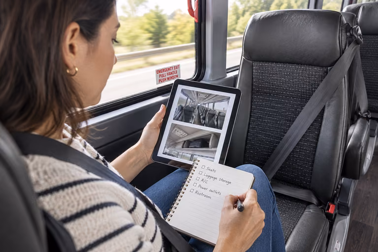 does the charter bus manufacturer matter when you rent