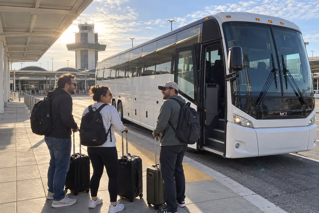 Antioch airport shuttle bus rentals