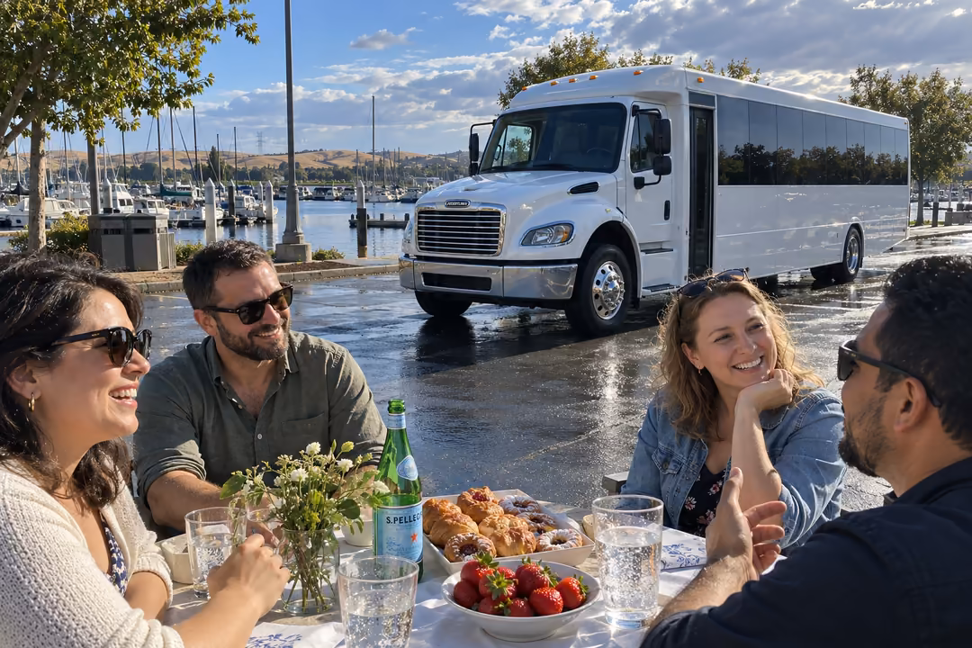 Antioch wedding party bus and shuttle rentals
