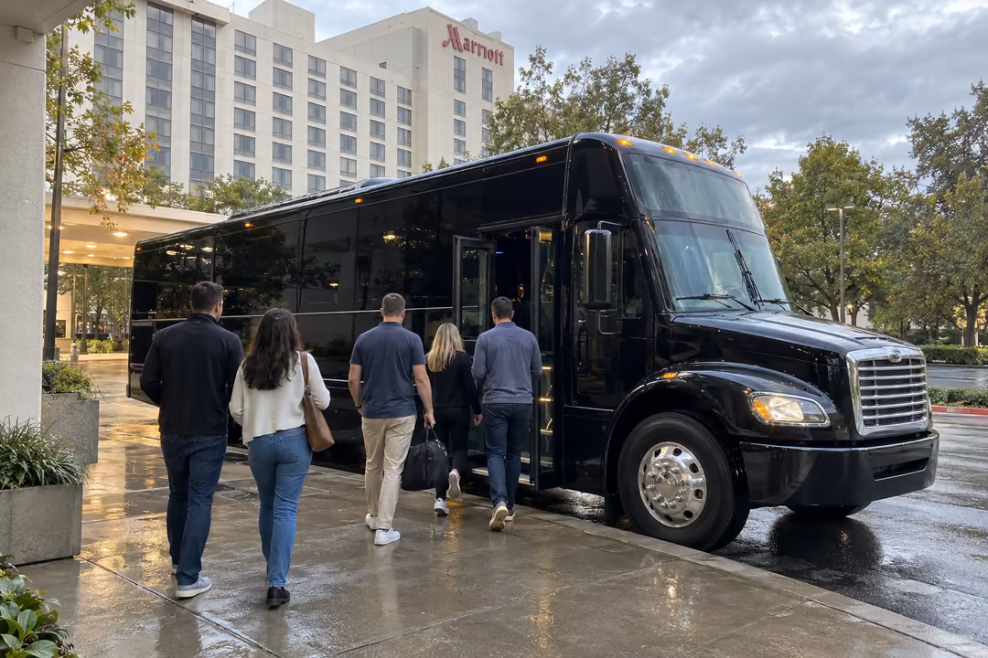 Bachelorette and bachelor party bus rentals in Irvine