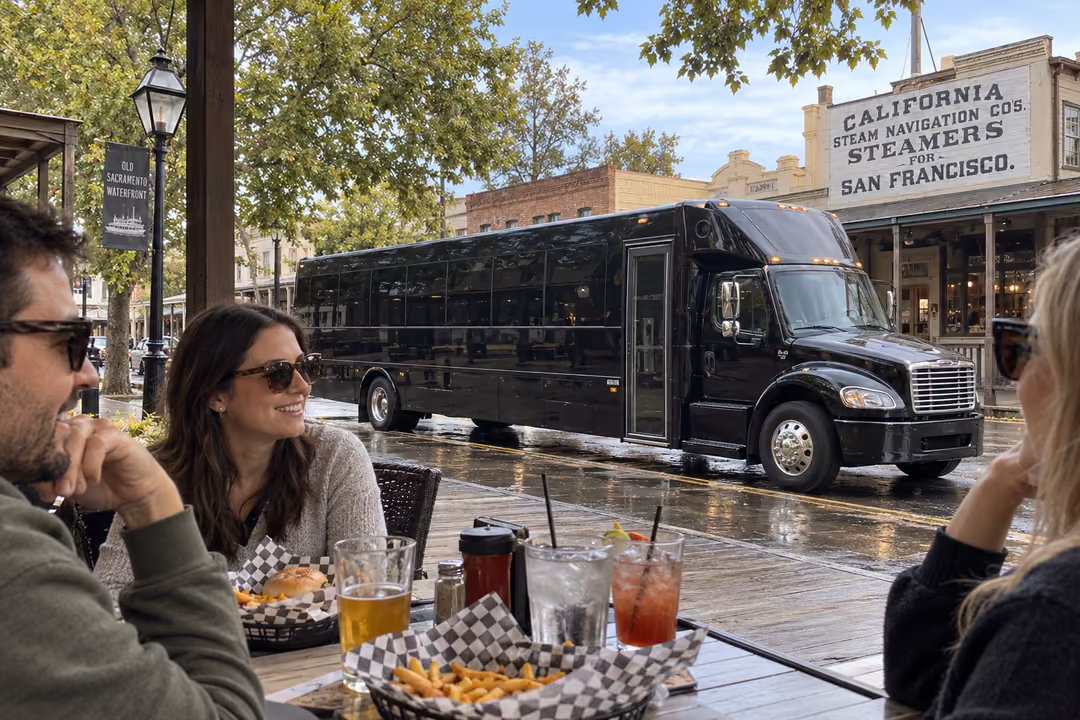 Bachelorette and bachelor party buses in Rocklin