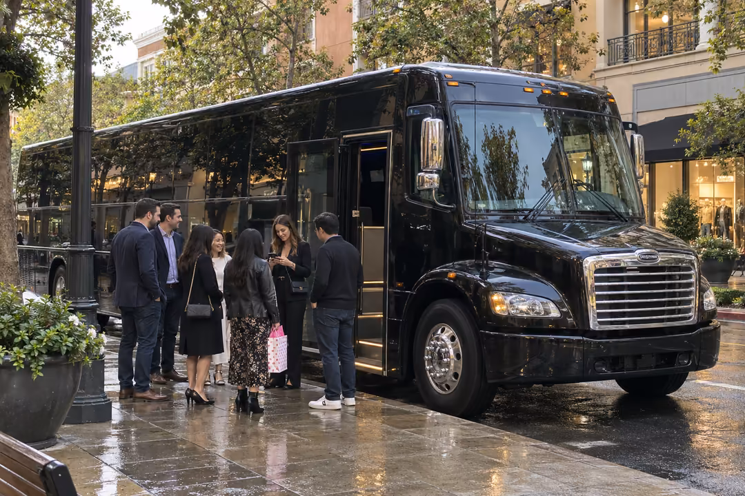 Bachelorette and birthday party buses around Santa Clara