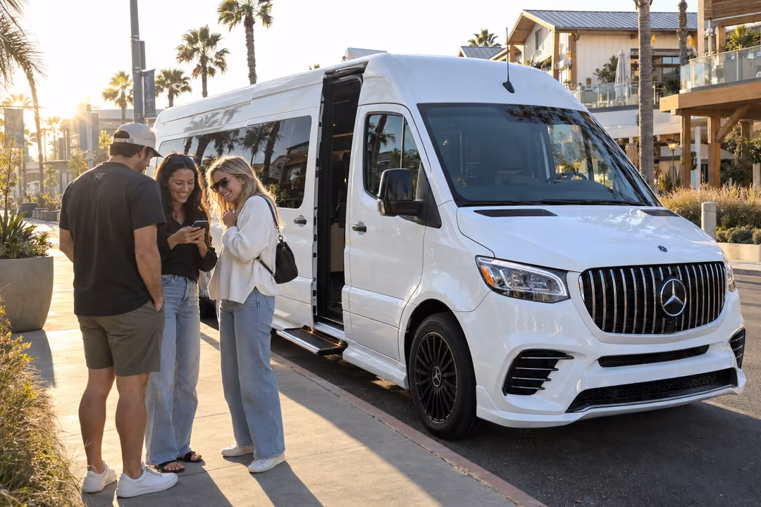 Bachelorette party bus rentals in Huntington Beach