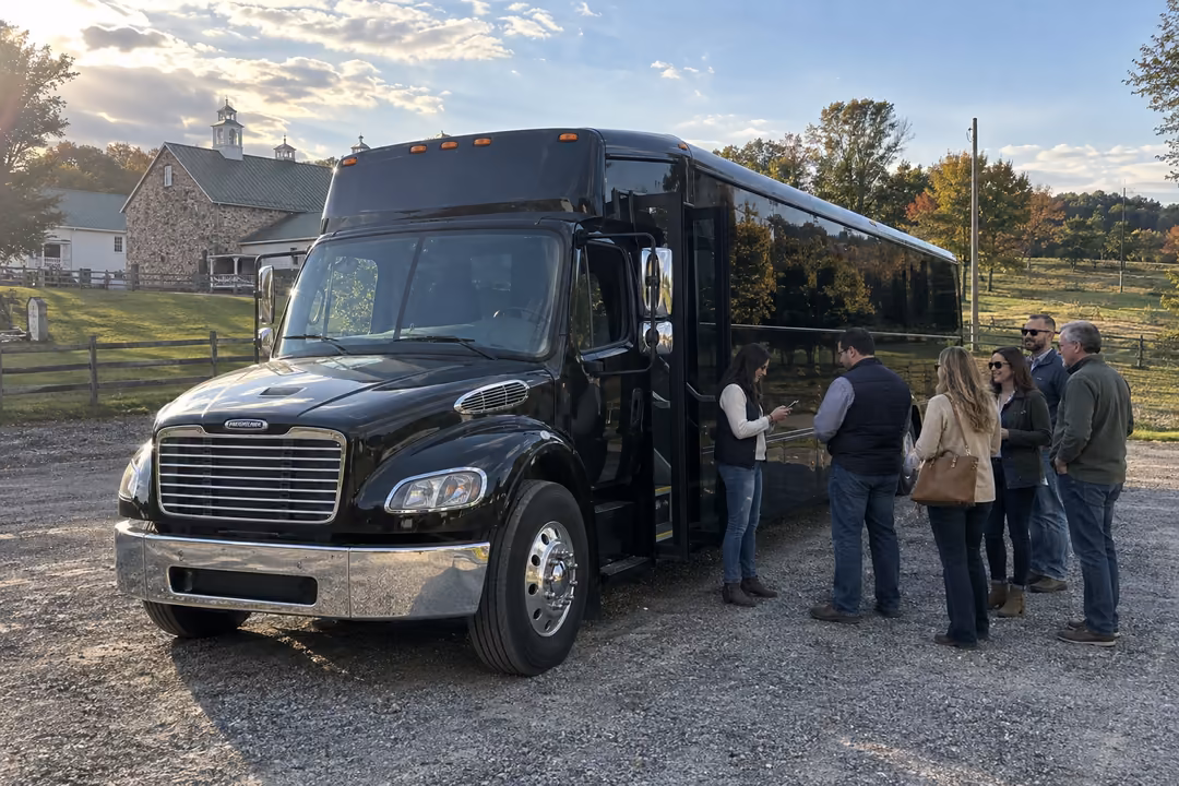 Baltimore winery tour and brewery party bus rentals