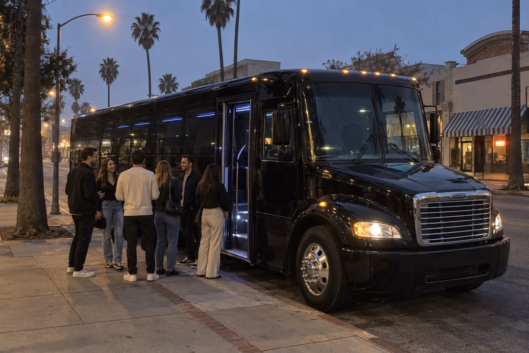 Birthday and bachelorette party bus rentals in Lakewood CA
