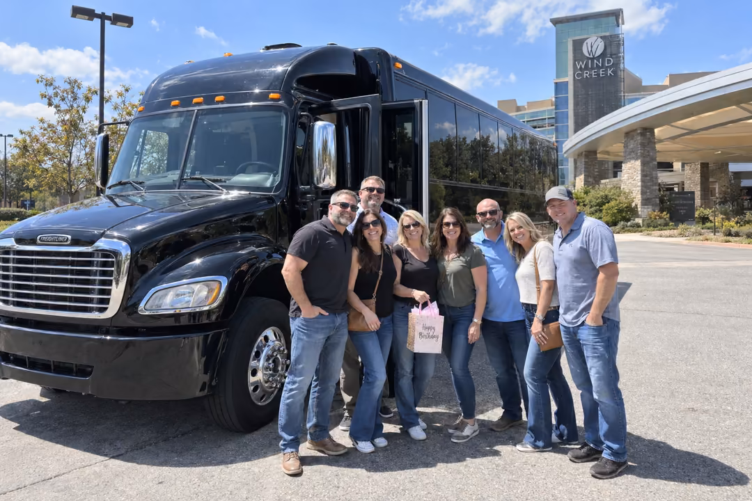 Birthday bachelorette and night out party buses in Montgomery
