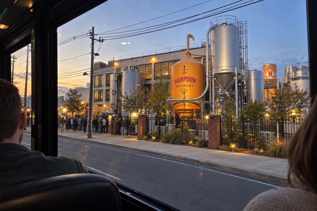 Boston brewery tour party bus rentals