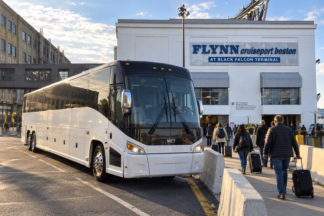 Boston Logan airport and cruise port shuttle rentals