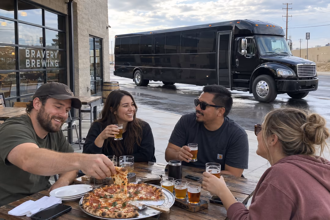 Brewery and winery party bus tours from Palmdale