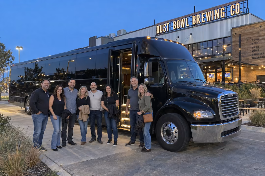 Brewery tour party bus rentals in Turlock
