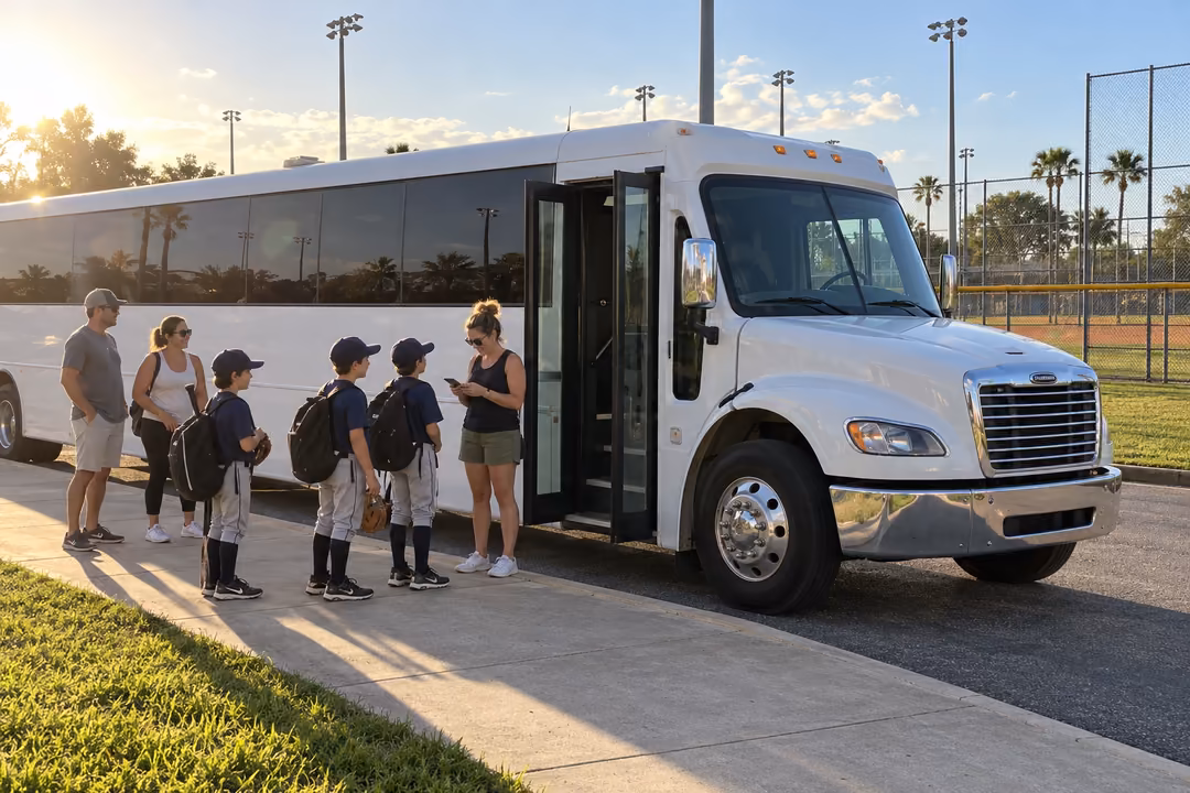 Cape Coral sporting event party bus rentals
