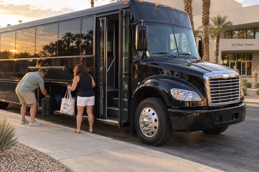 Casino and night out party bus rentals in Palm Desert