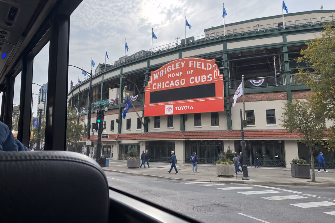 Cheer on the cubs Bears and Bulls with a Chicago sporting event party bus