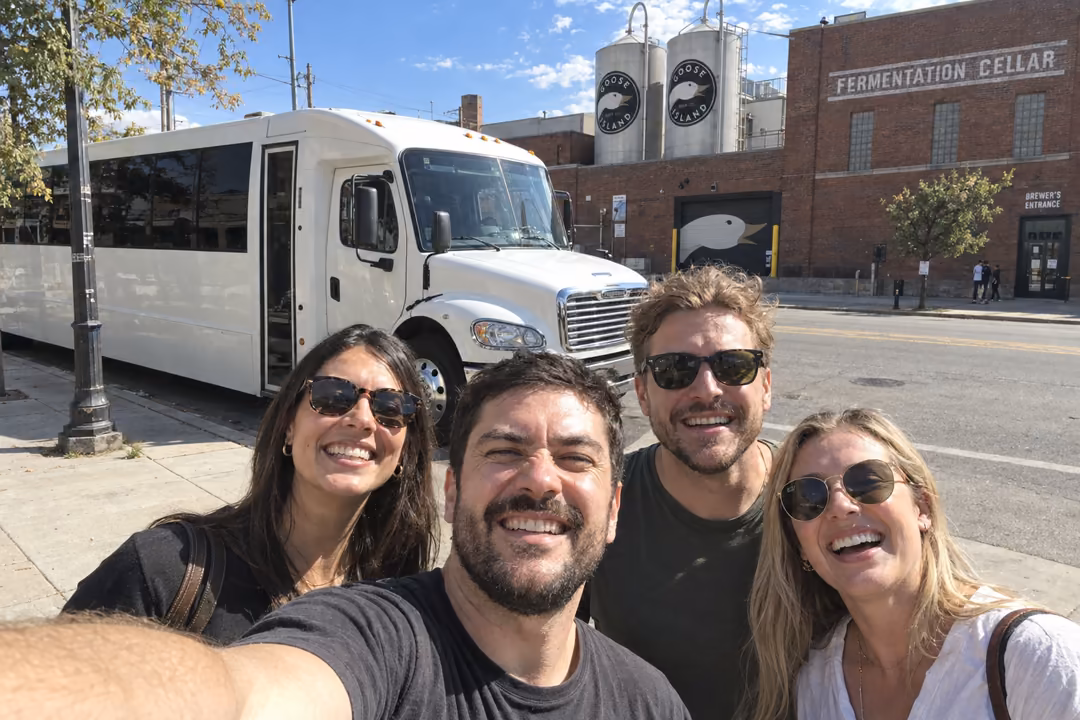 Chicago brewery tour and pub crawl party bus rentals
