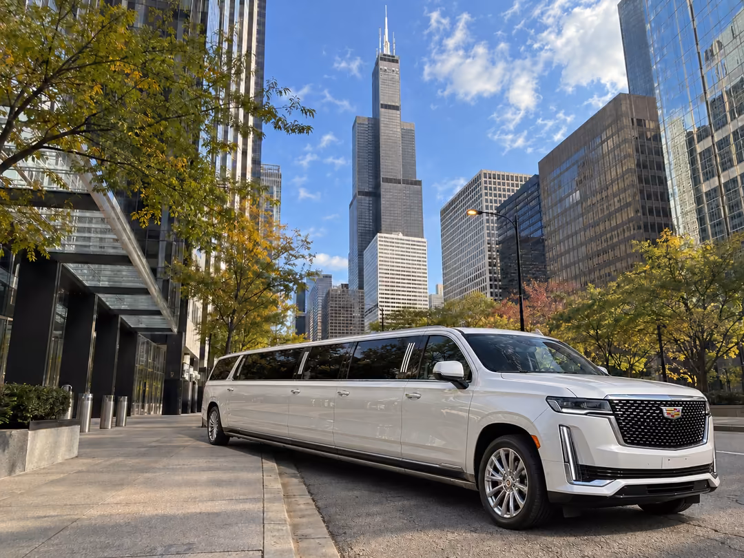 Chicago Escalade limo rental exterior