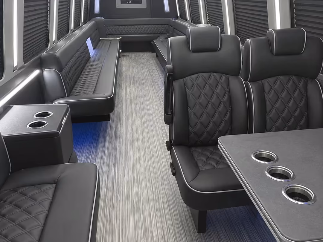 Chicago Sprinter limo inside