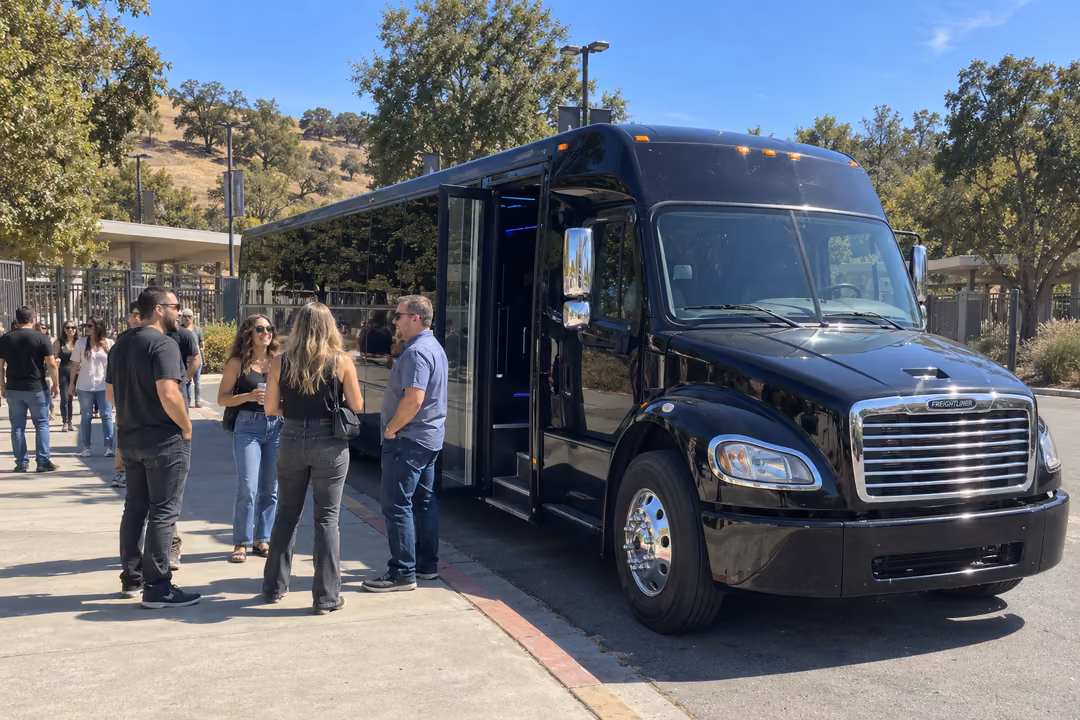Concert party bus rentals in Concord CA