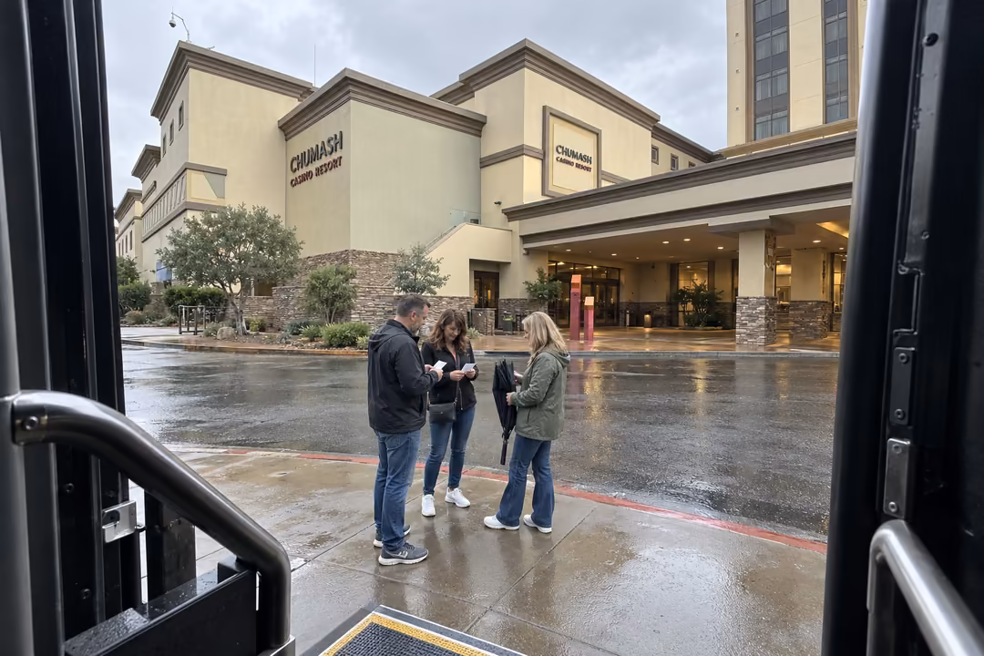 Concert party buses to Vina Robles Chumash Casino and more
