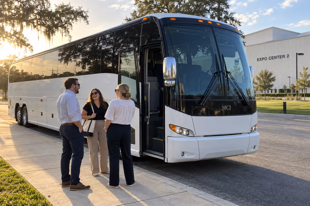 Corporate event party bus rentals in Ocala