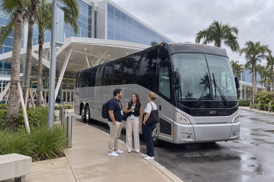 Corporate shuttle and convention bus rentals in Fort Lauderdale