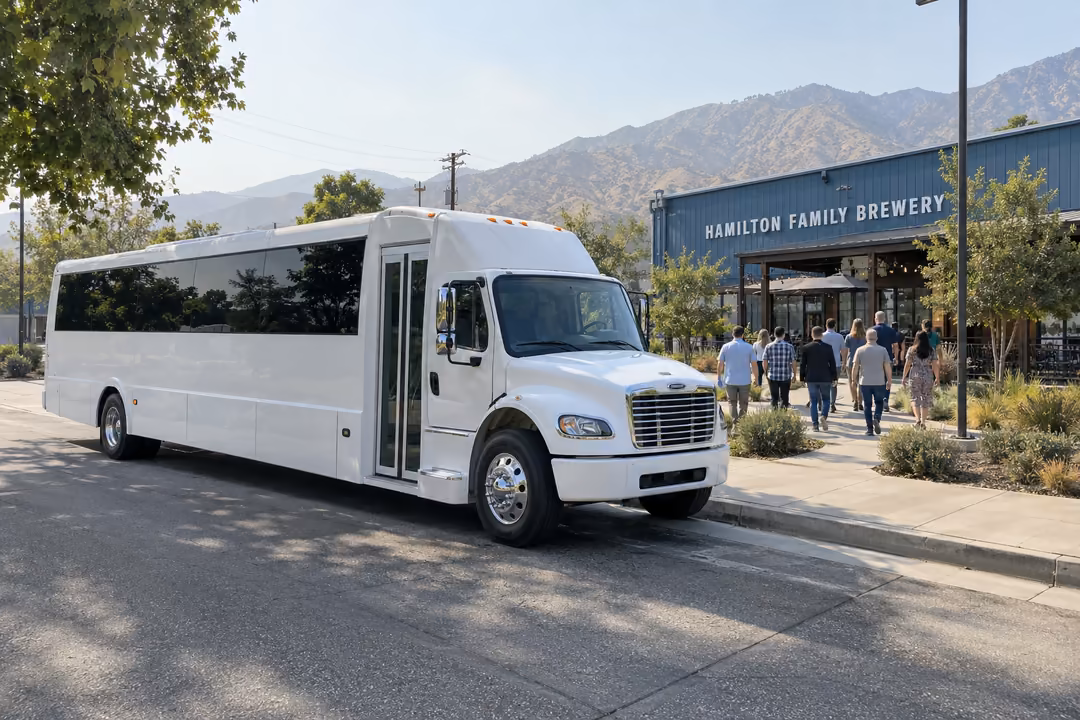 Cucamonga valley winery and brewery party bus tours
