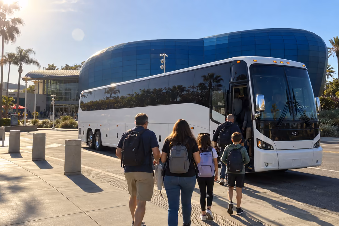 Day trips and Long distance bus rentals from Lakewood CA
