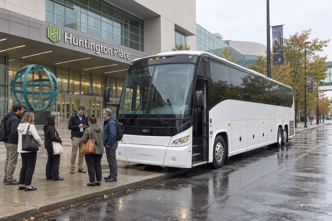 Detroit airport shuttles and corporate party bus rentals