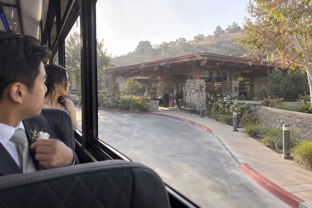 Diamond Bar wedding shuttle and party bus rentals