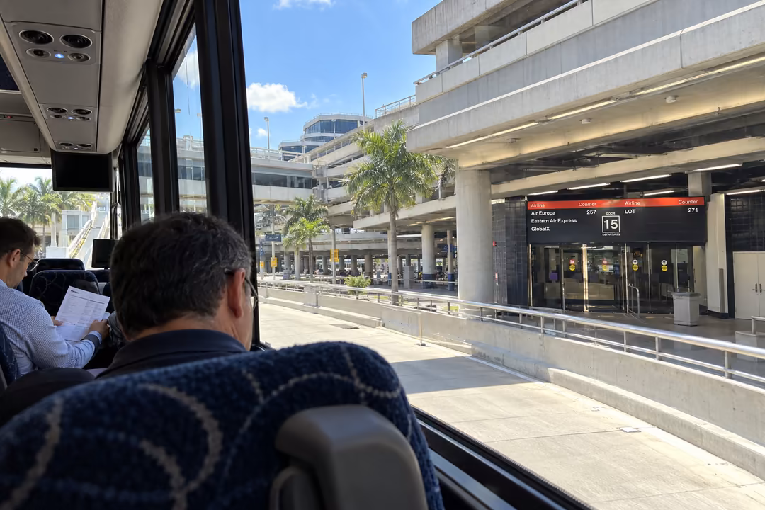 Doral corporate event and airport party bus shuttles