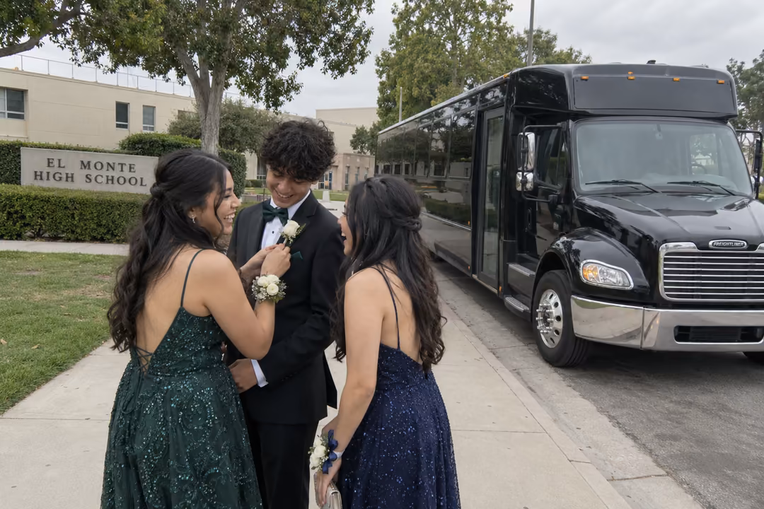 El Monte homecoming and prom party bus rentals