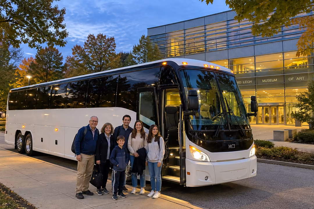 Explore Evanston and the North Shore in a private party bus
