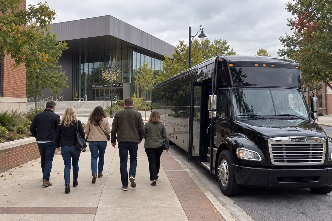 Fayetteville AR bachelorette birthday and concert party bus rentals