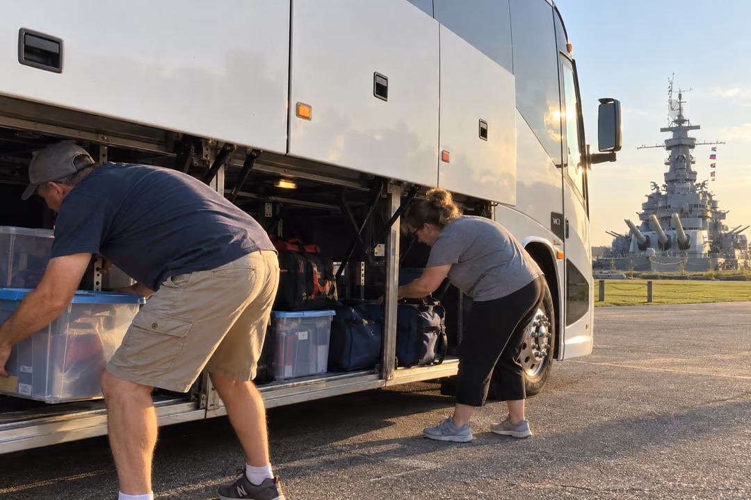 Field trip and school event bus rentals in Mobile