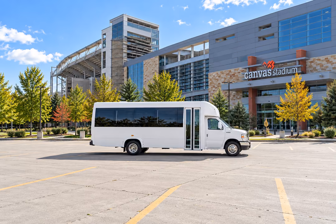 Fort Collins 15 passenger party bus rental exterior