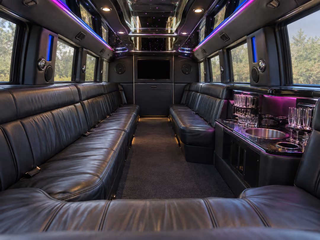 Fort Lauderdale Hummer limo rental interior