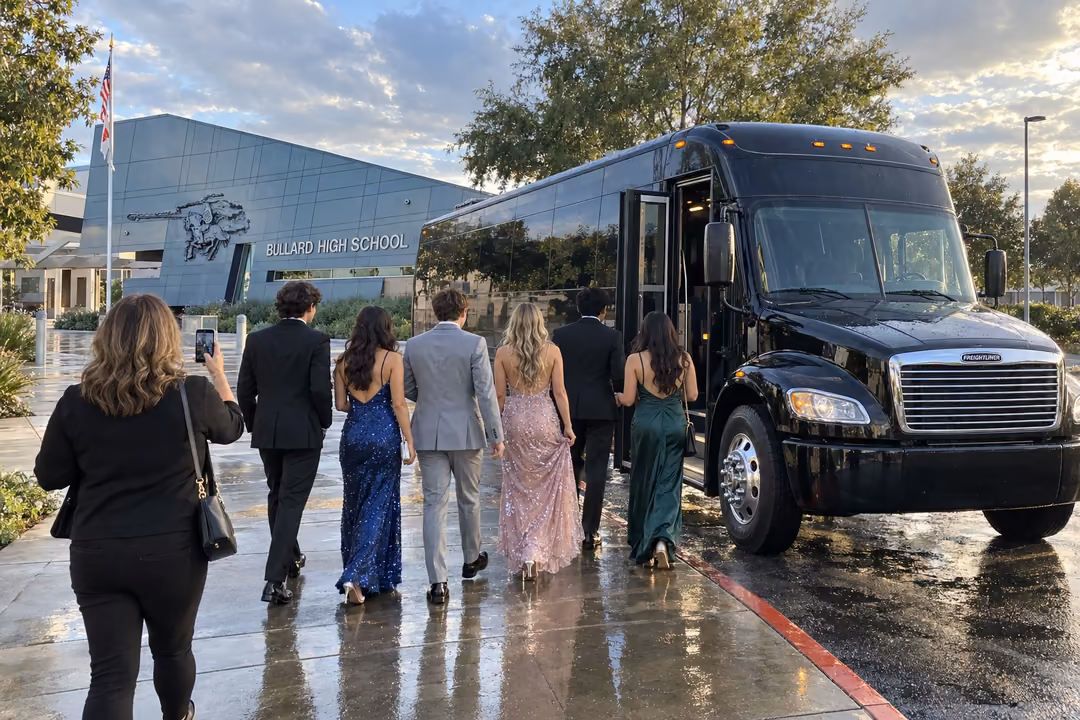 Fresno prom party bus rentals