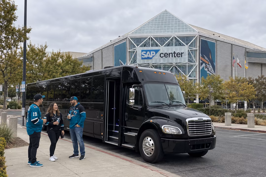 Game day and concert party buses from Union City