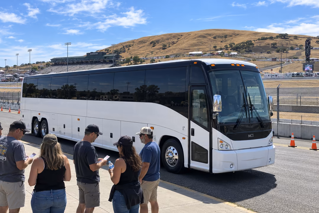 Game day party bus rentals from Novato