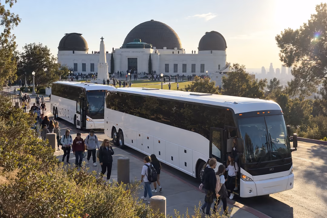 Glendale CA school event and field trip transportation