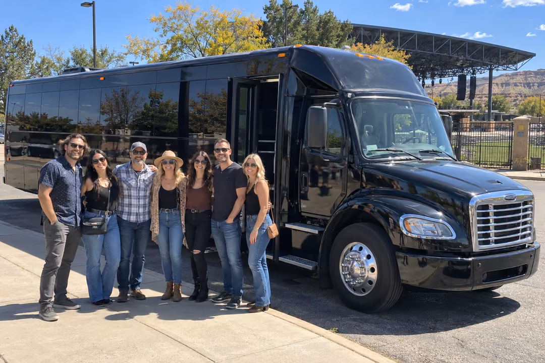 Grand Junction concert and festival party bus transportation