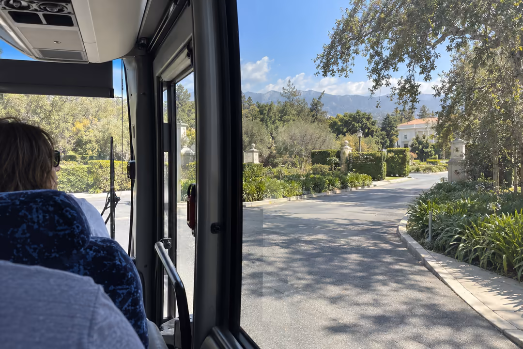 Group tour and day trip charter bus rentals from Alhambra