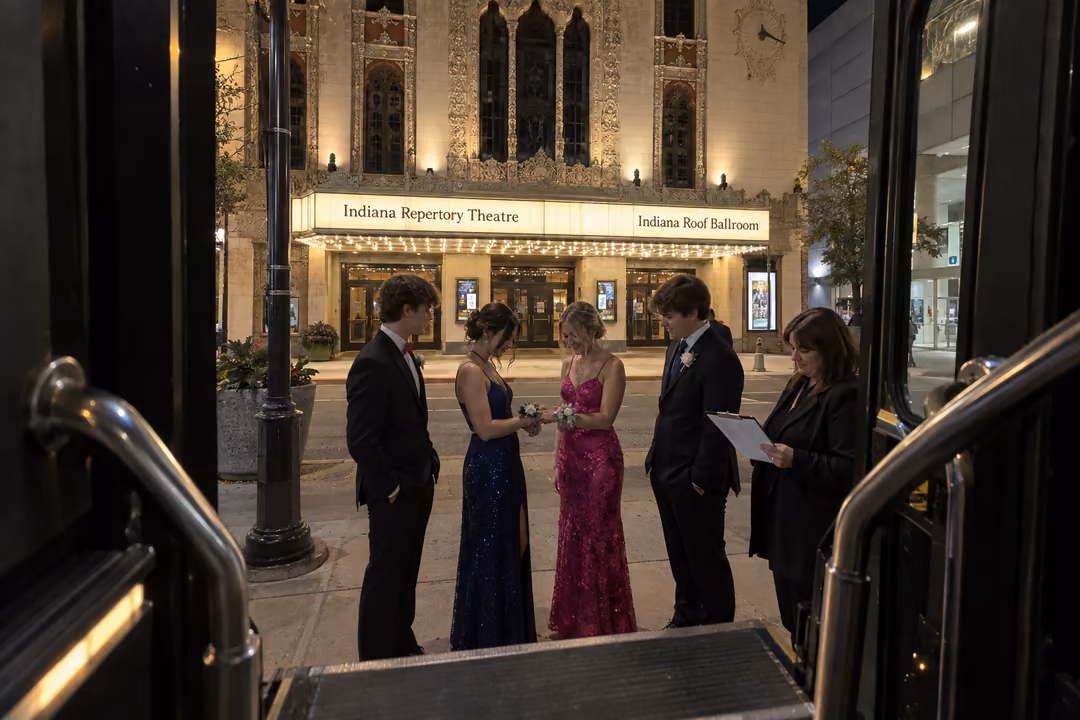 Indianapolis prom and homecoming party bus rentals