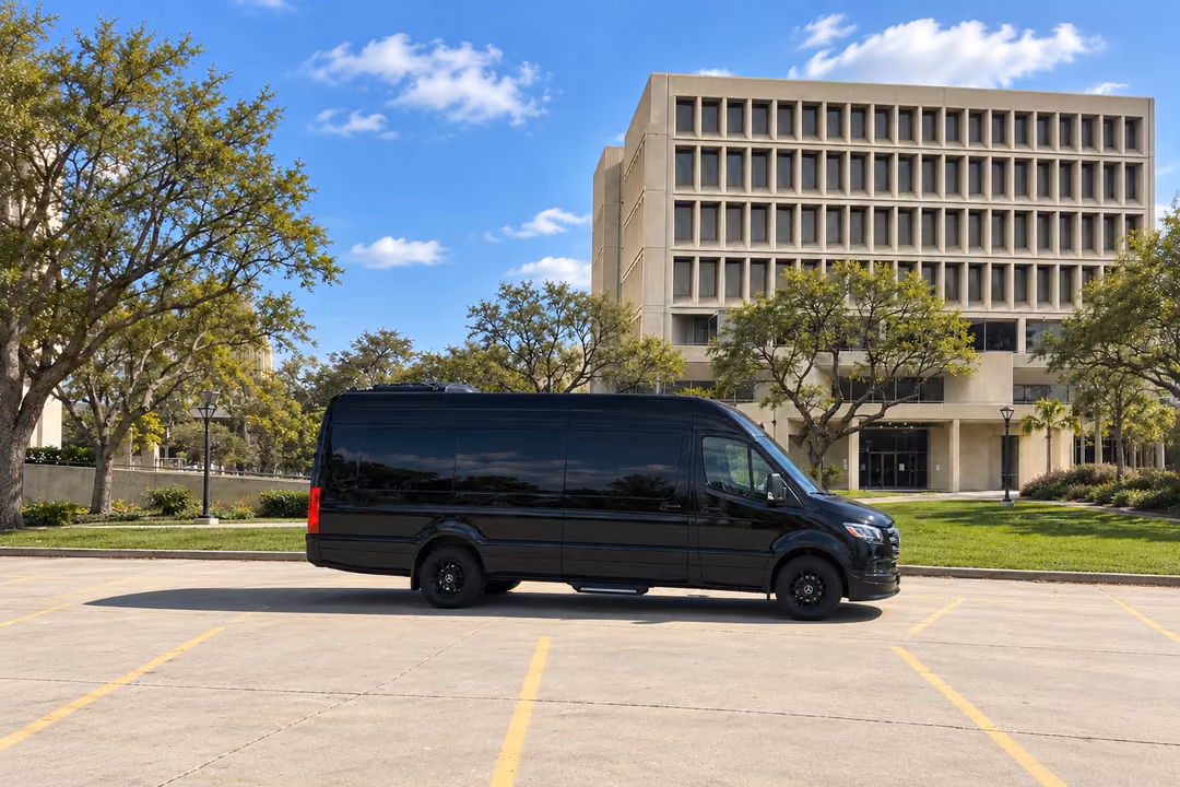 Inglewood 14 passenger Sprinter limo rental exterior