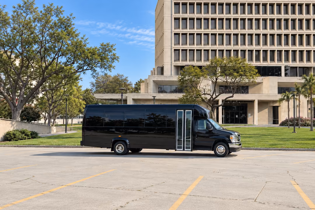 Inglewood 20 passenger party bus rental exterior