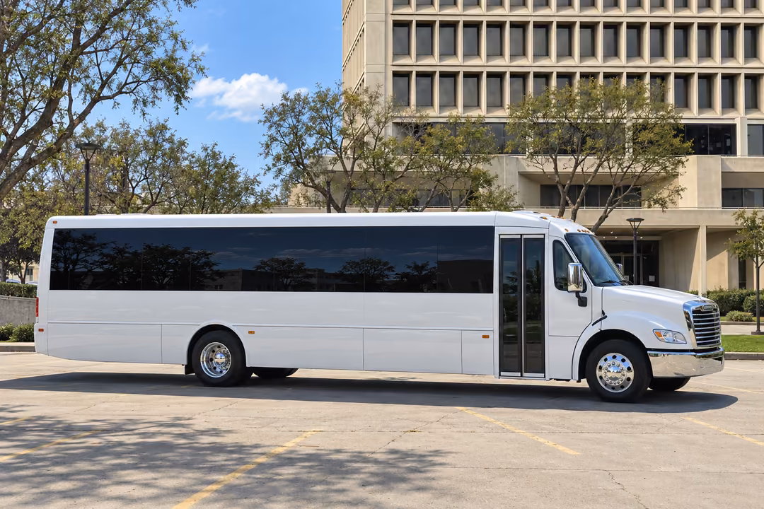 Inglewood 50 passenger party bus rental exterior